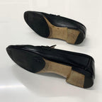 Hermes Paris Leather Loafers Black — view 6