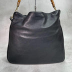 Gucci Shoulder Bag 2-Way Bamboo Black Leather — view 3