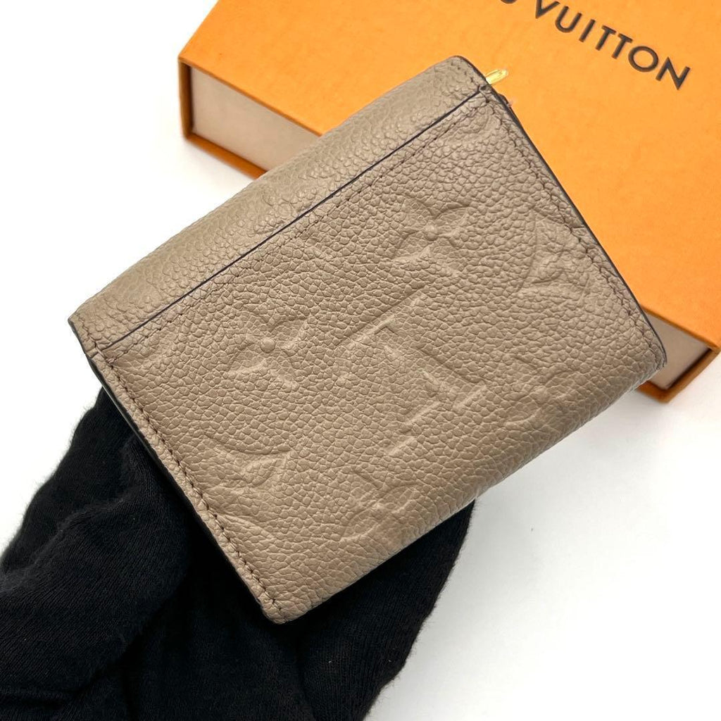Louis Vuitton Monogram Empreinte Zoe Trifold Wallet Tourterelle — view 2