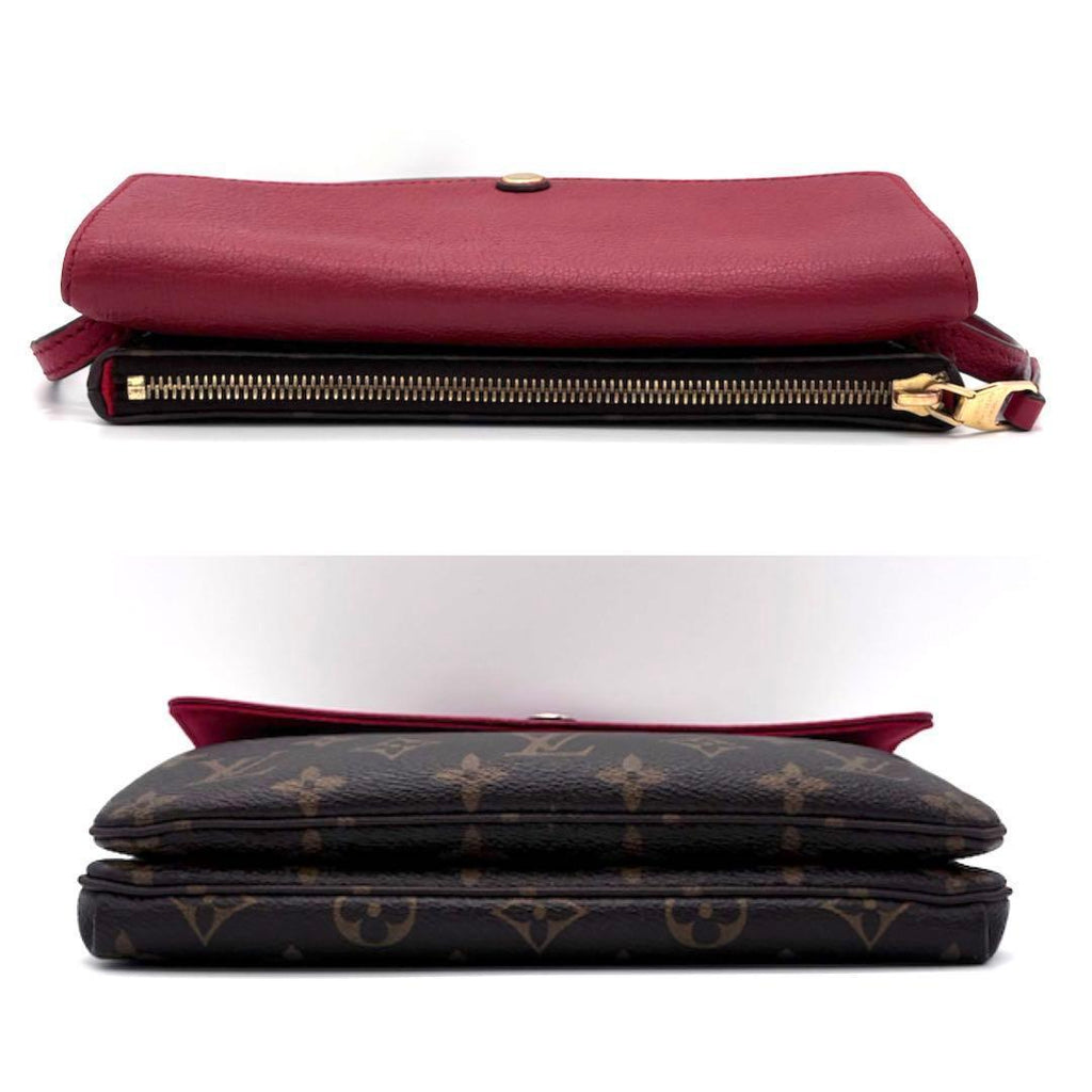 Louis Vuitton Monogram Twice Cerise Shoulder Bag Red — view 5