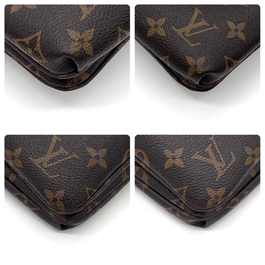 Louis Vuitton Monogram Twice Cerise Shoulder Bag Red — view 8