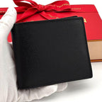 Louis Vuitton Wallet Taiga Portefeuille Marco NM Black