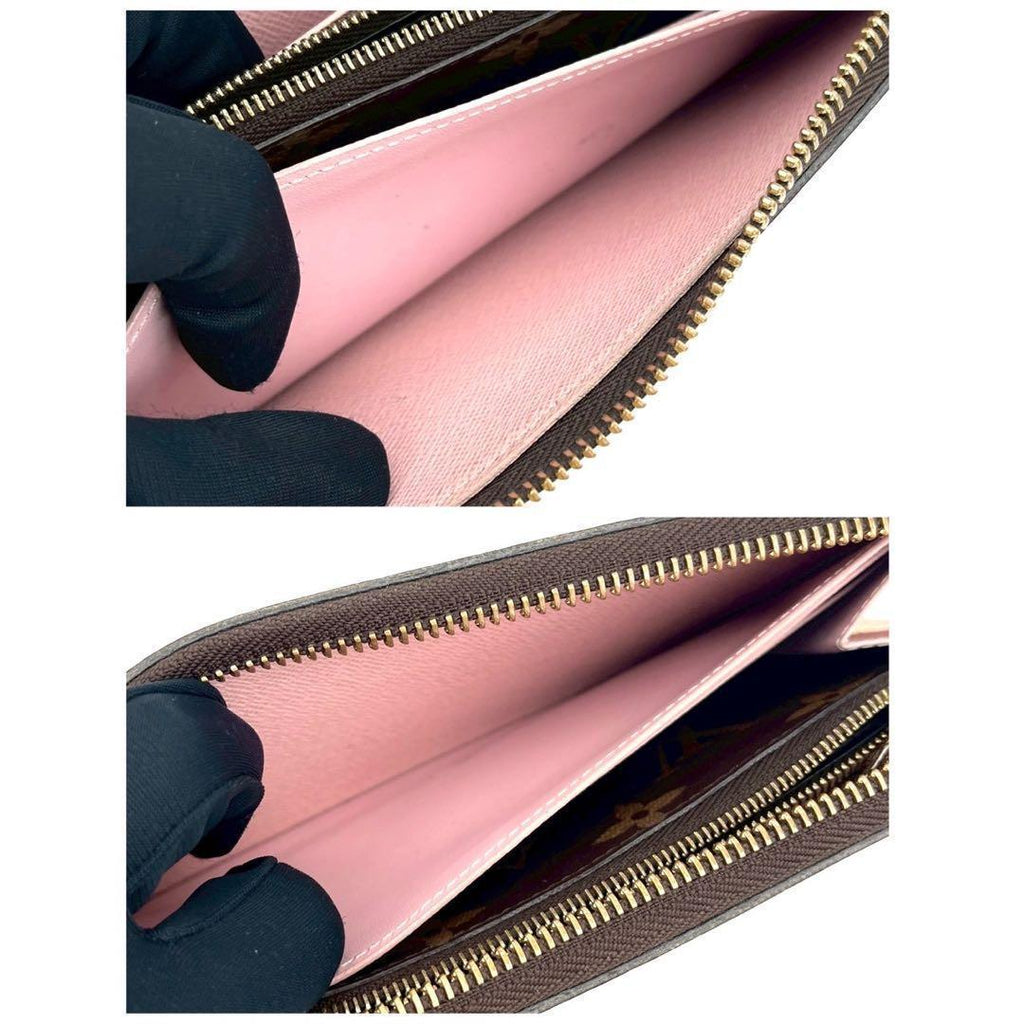 Louis Vuitton Monogram Portefeuille Clemence Rose Ballerine Wallet — view 5