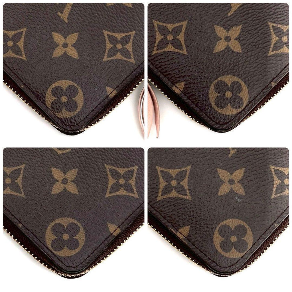 Louis Vuitton Monogram Portefeuille Clemence Rose Ballerine Wallet — view 8