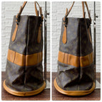 Louis Vuitton Monogram Leather Bucket Shoulder Tote — view 3