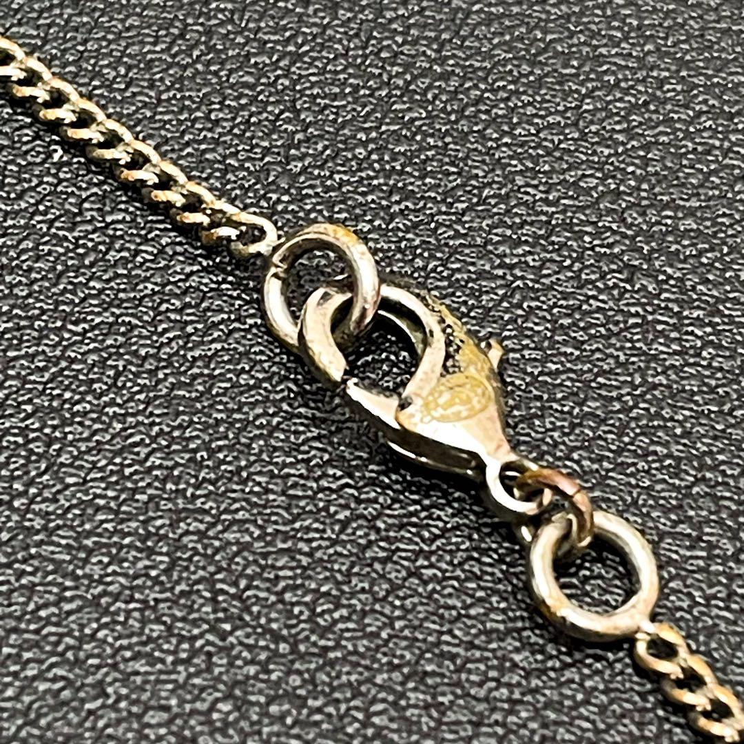 Chanel CC Logo Necklace Rhinestone Icon Silver Coco — view 8