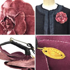 Chanel Camellia Corsage Pink Velour — view 4