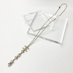 Chanel Necklace Coco Mark Choker Pearl Rhinestone Heart — view 5