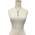 Chanel Necklace Coco Mark Choker Pearl Rhinestone Heart — view 8