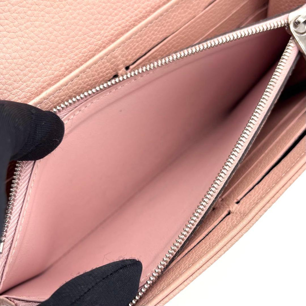 Louis Vuitton Monogram Mahina Portefeuille Iris Magnolia Wallet — view 5