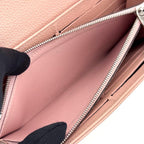 Louis Vuitton Monogram Mahina Portefeuille Iris Magnolia Wallet — view 5
