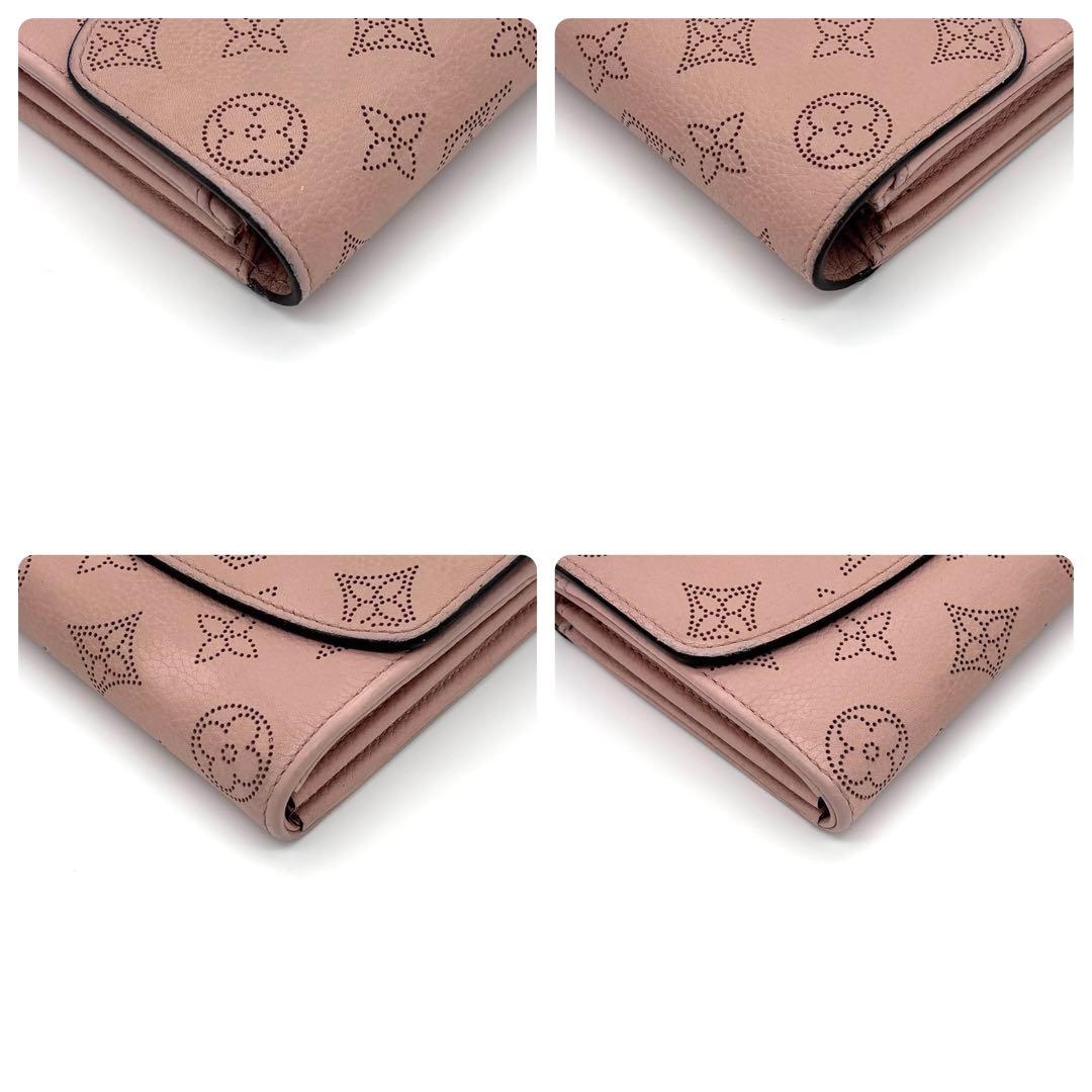 Louis Vuitton Monogram Mahina Portefeuille Iris Magnolia Wallet — view 8