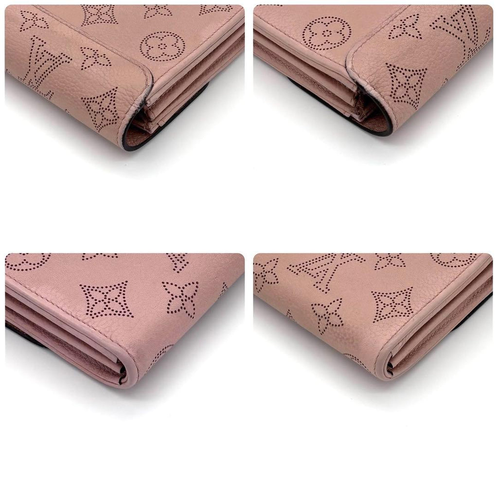 Louis Vuitton Monogram Mahina Portefeuille Iris Magnolia Wallet — view 9