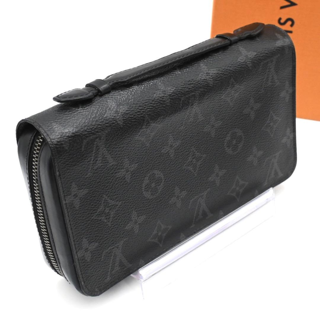 Louis Vuitton Monogram Eclipse Zippy XL Wallet Black — view 2