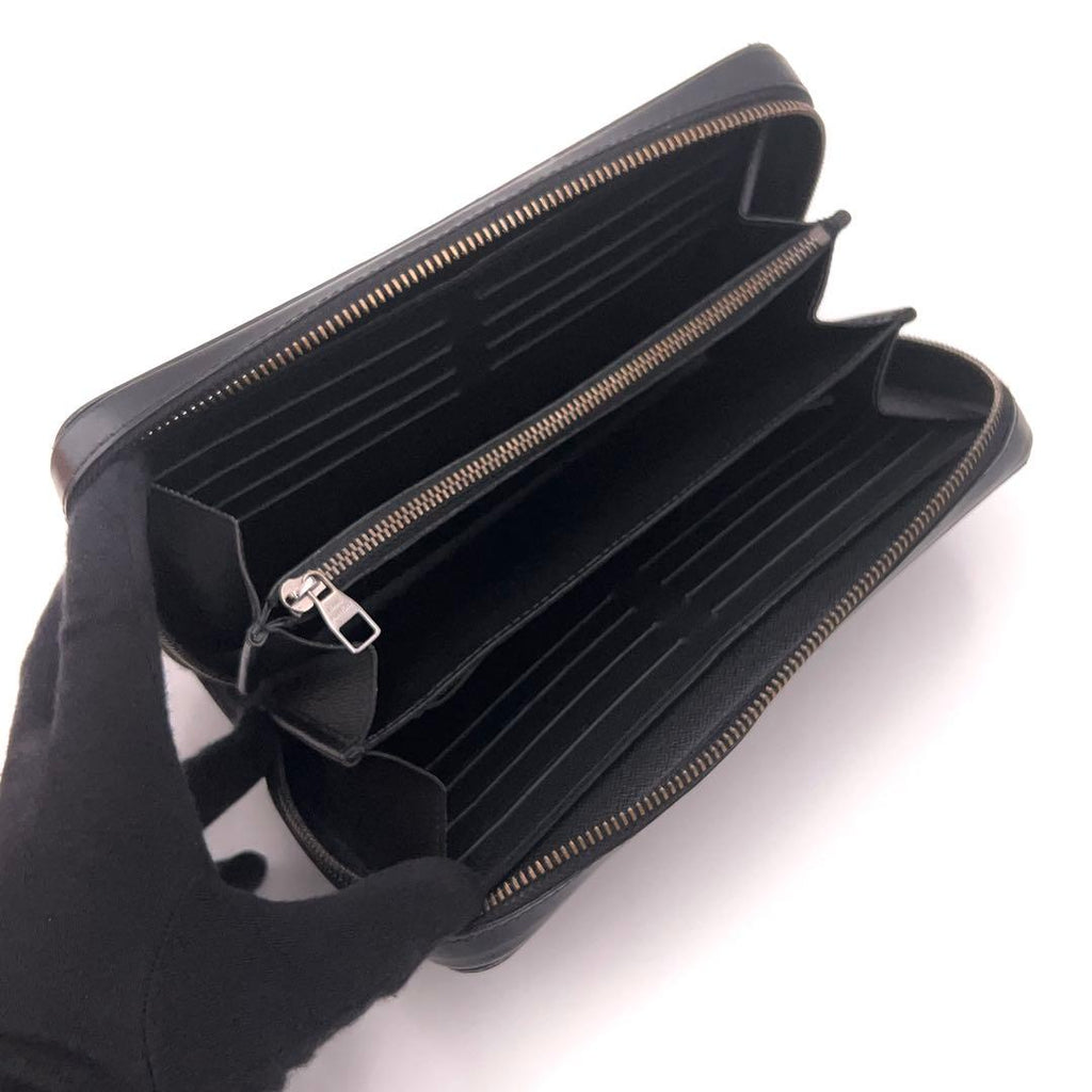 Louis Vuitton Monogram Eclipse Zippy XL Wallet Black — view 3