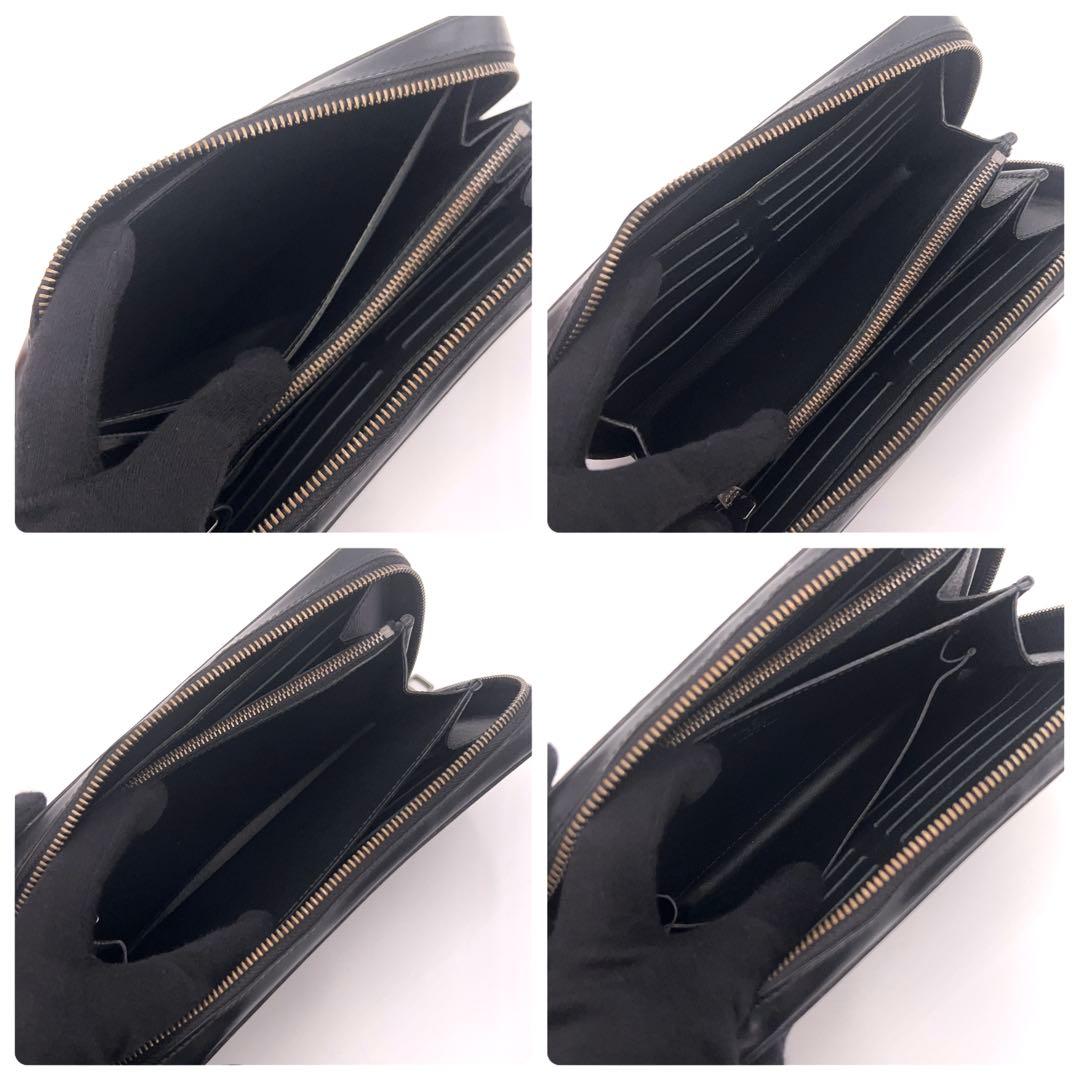 Louis Vuitton Monogram Eclipse Zippy XL Wallet Black — view 4