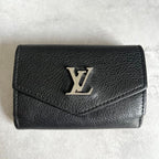 Louis Vuitton Portefeuille Lock Mini Trifold Wallet Leather — view 2