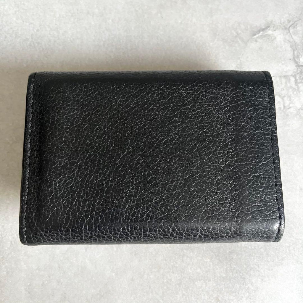 Louis Vuitton Portefeuille Lock Mini Trifold Wallet Leather — view 3