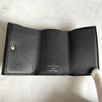 Louis Vuitton Portefeuille Lock Mini Trifold Wallet Leather — view 8