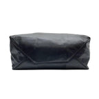 Celine Leather Horizontal Cabas Shoulder Tote Black — view 4