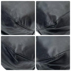Celine Leather Horizontal Cabas Shoulder Tote Black — view 5