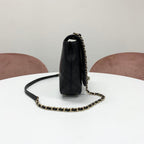 Chanel Quilted Turnlock CC Logo Lambskin Shoulder Bag — view 2