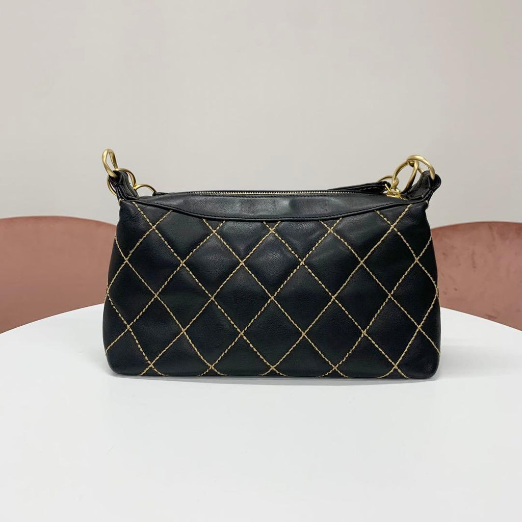 Chanel Wild Stitch CC Logo Shoulder Bag — view 3