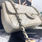 Chanel Double Flap Quilted Shoulder — view 4