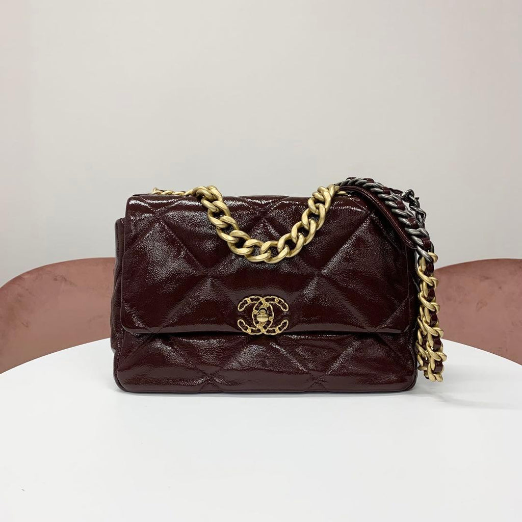 Chanel 19 Large Patent Shoulder