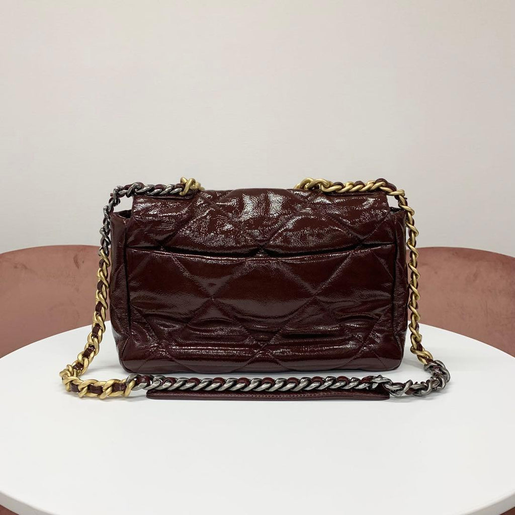 Chanel 19 Large Patent Shoulder — view 3