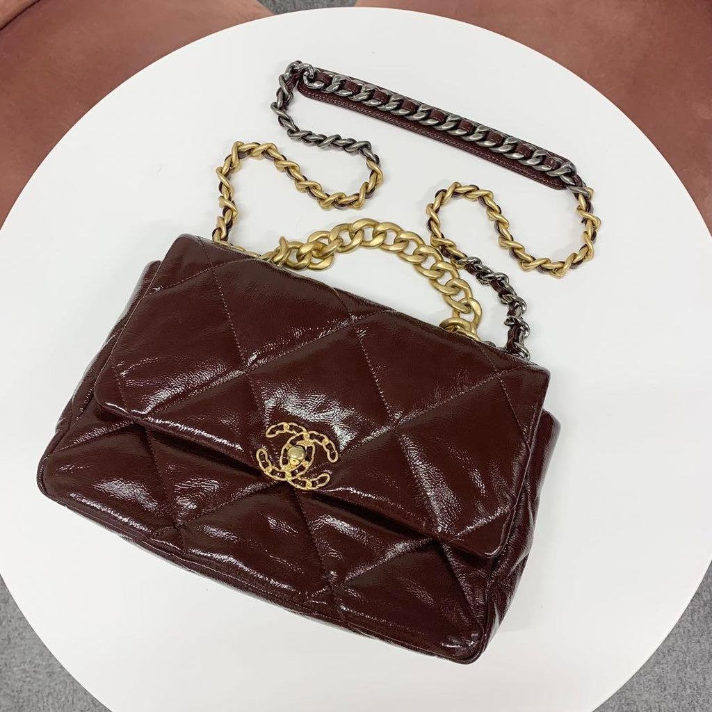 Chanel 19 Large Patent Shoulder — view 5