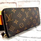 Louis Vuitton Monogram Zippy Wallet Rose Velours — view 2