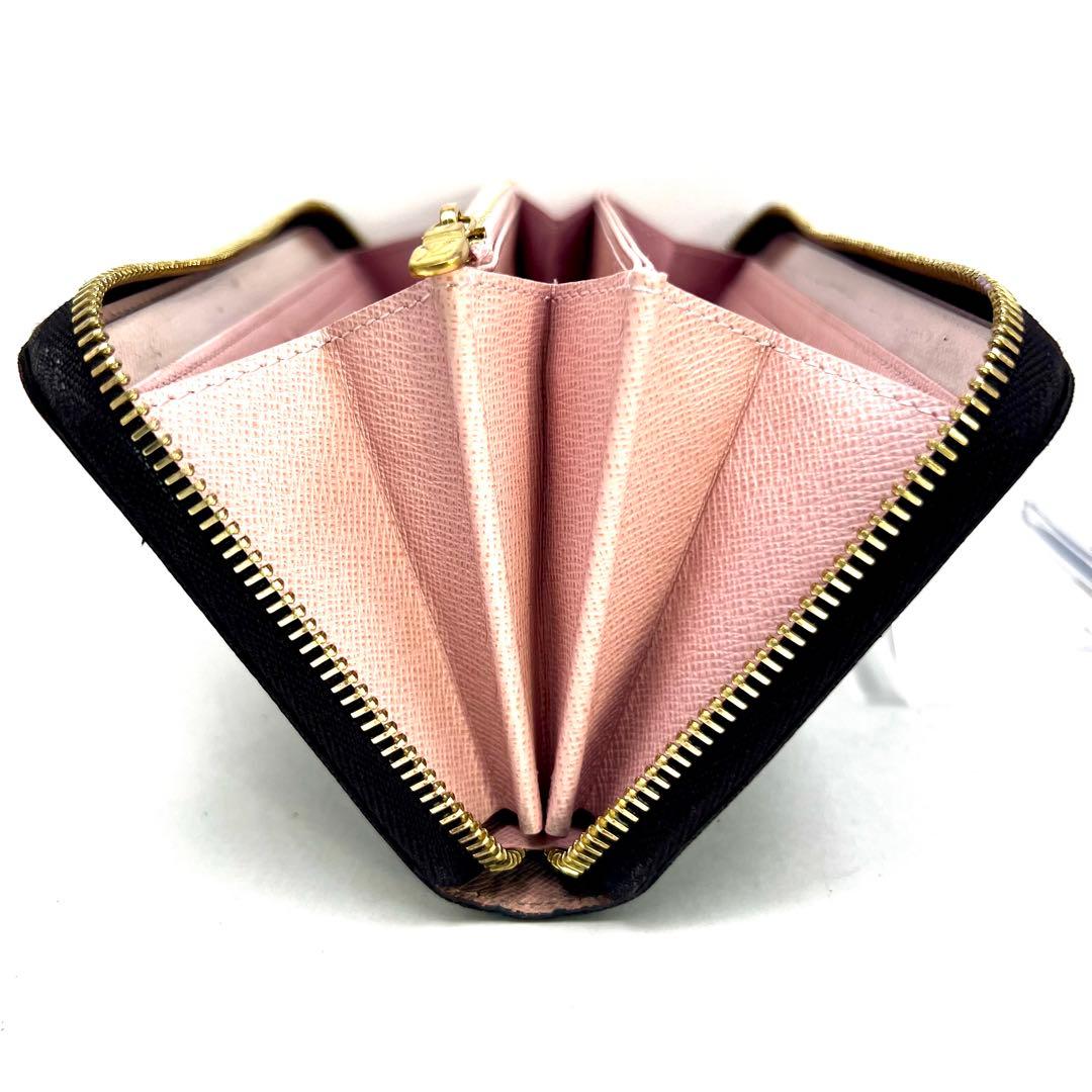 Louis Vuitton Monogram Zippy Wallet Rose Velours — view 5