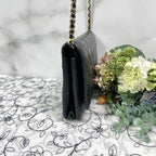 Chanel Chain Wallet Black Quilted Shoulder Bag — view 6