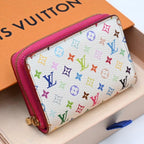 Louis Vuitton Bifold Wallet Portefeuille Lou Takashi Murakami Multicolor