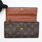 Louis Vuitton Monogram Portefeuille Sarah Wallet Brown — view 3
