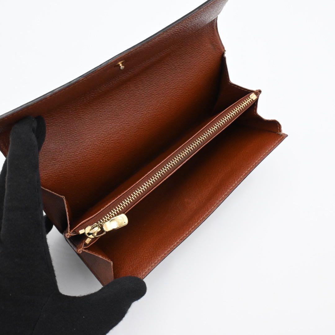 Louis Vuitton Monogram Portefeuille Sarah Wallet Brown — view 4