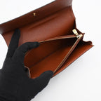 Louis Vuitton Monogram Portefeuille Sarah Wallet Brown — view 7
