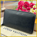 Louis Vuitton Epi Zippy Wallet Noir
