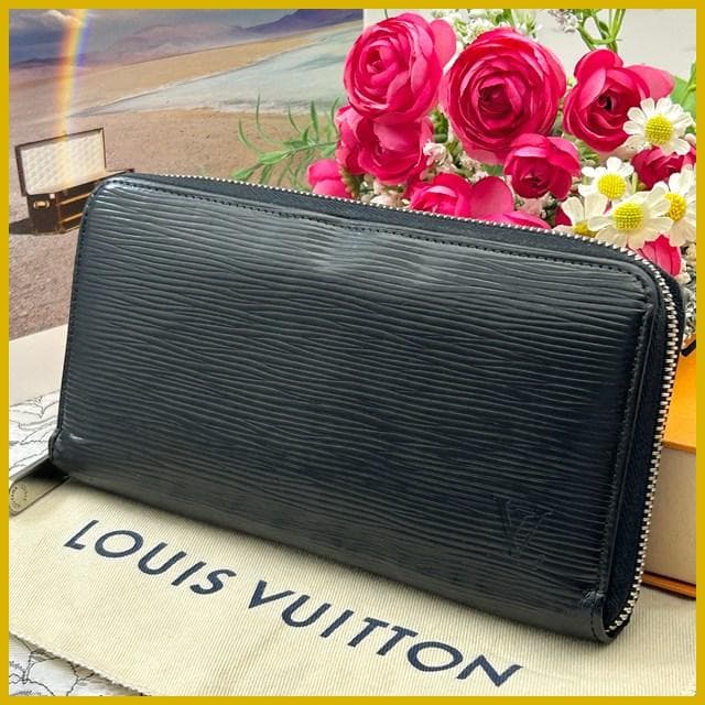 Louis Vuitton Epi Zippy Wallet Noir