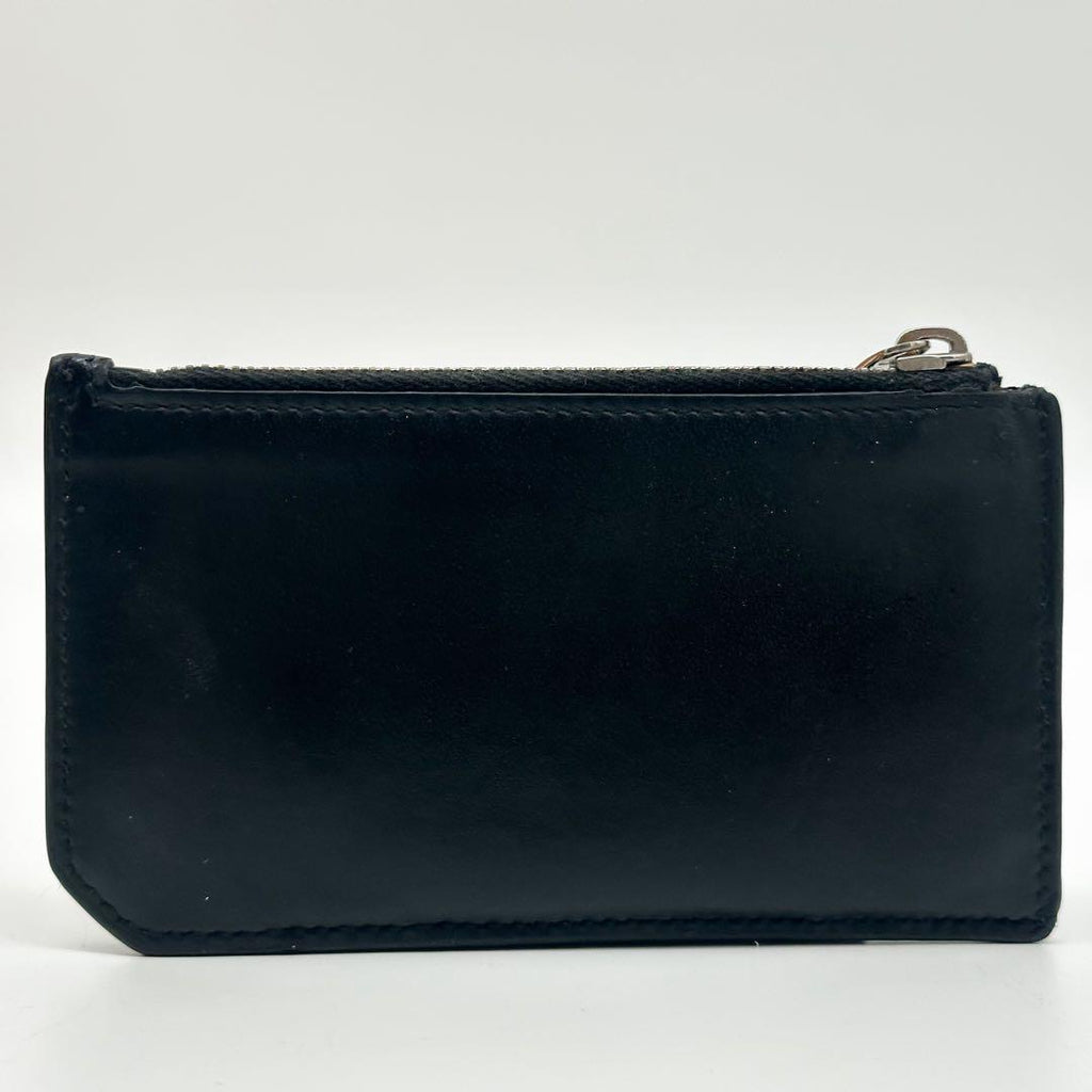 Saint Laurent Cassandra Fragment Case Black Leather Coin — view 3