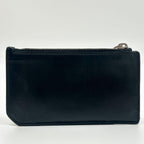 Saint Laurent Cassandra Fragment Case Black Leather Coin — view 3