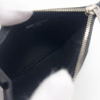 Saint Laurent Cassandra Fragment Case Black Leather Coin — view 6