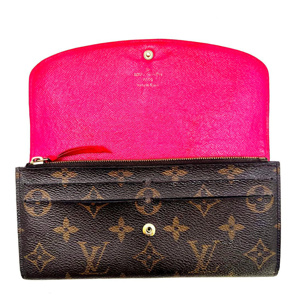 Louis Vuitton Monogram Portefeuille Emily Pink Wallet — view 3