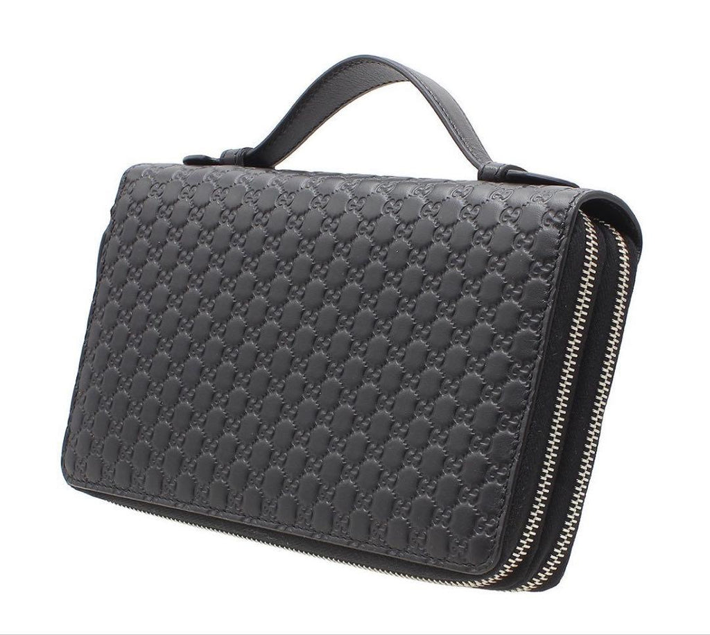 Gucci Micro Guccissima Leather Zip Around Wallet — view 3