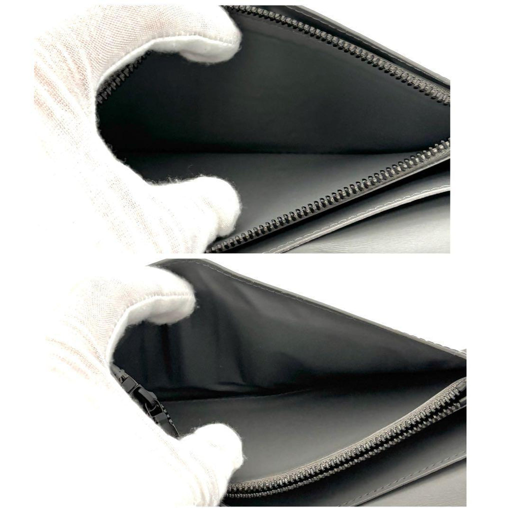 Louis Vuitton Wallet Portefeuille Brazza Monogram Shadow Gray — view 4