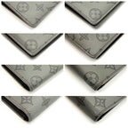Louis Vuitton Wallet Portefeuille Brazza Monogram Shadow Gray — view 8