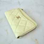 Chanel Quilted CC Logo Fragment Case Caviar Leather — view 5