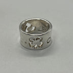 Chanel Logo Wide Ring Clover — view 4