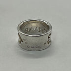 Chanel Logo Wide Ring Clover — view 5